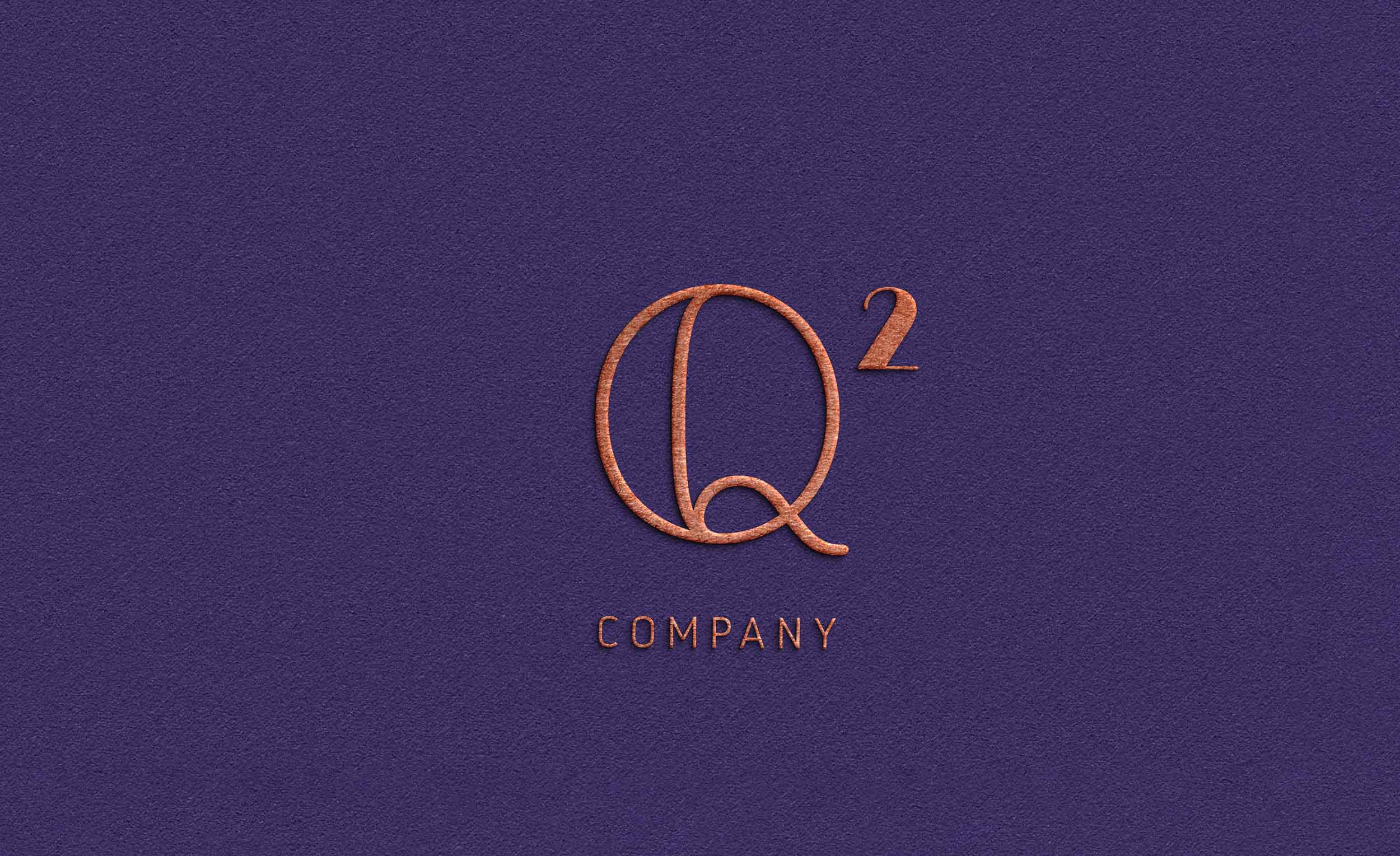 Markenentwicklung Q2 Company - logo Mock-up